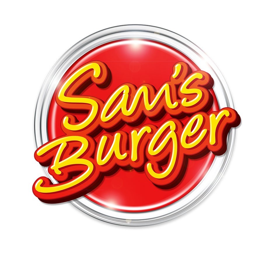 Criação de logomarca restaurante burgueria Sam's Burger BH