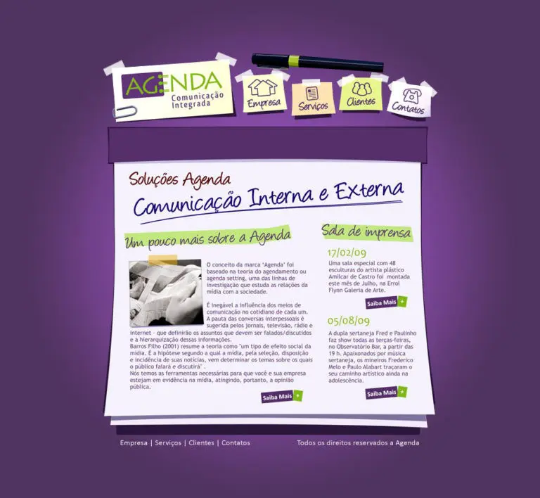 Criação de site para agência em Belo Horizonte