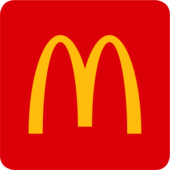 Através dos anos a logomarca vermelha do McDonald's sofreu mudanças
