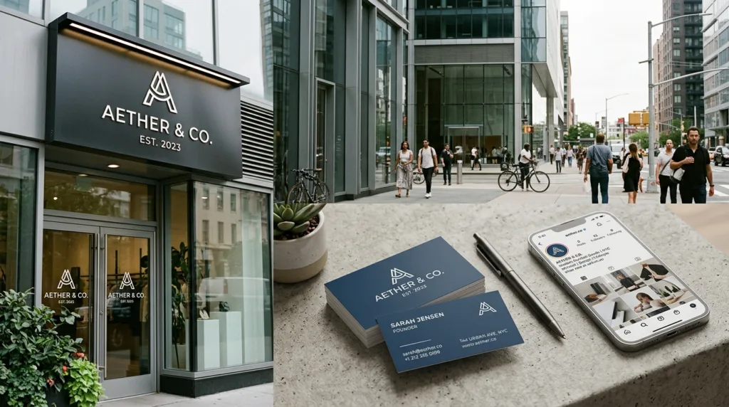 exemplo de aplicacao de logomarca profissional em empresa de Belo Horizonte