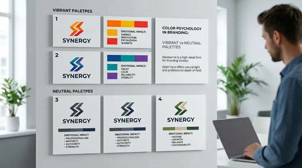 como as cores influenciam na logomarca e na percepção da marca