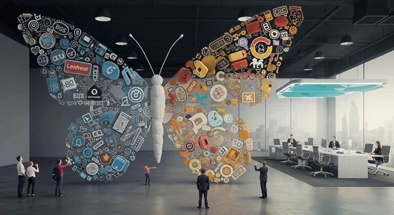 Guia completo de rebranding empresarial mostrando transformação da marca sem perder clientes fiéis