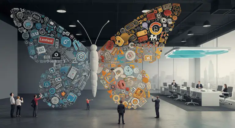 Guia completo de rebranding empresarial mostrando transformação da marca sem perder clientes fiéis