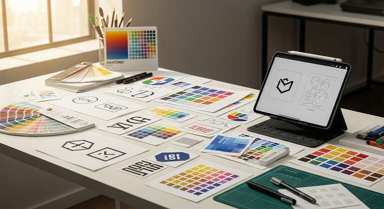 Tendências de design de logo e identidade visual criativa