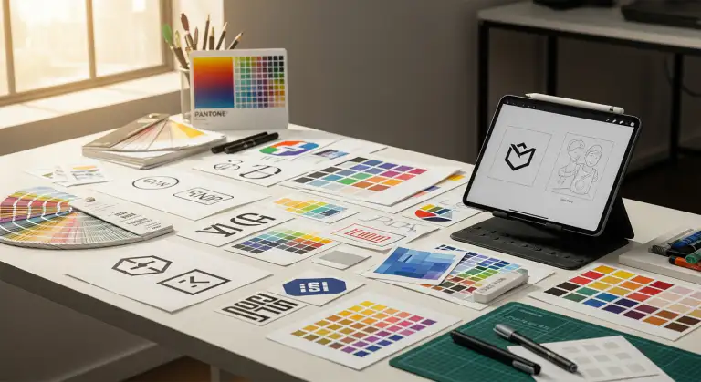 Tendências de design de logo e identidade visual criativa