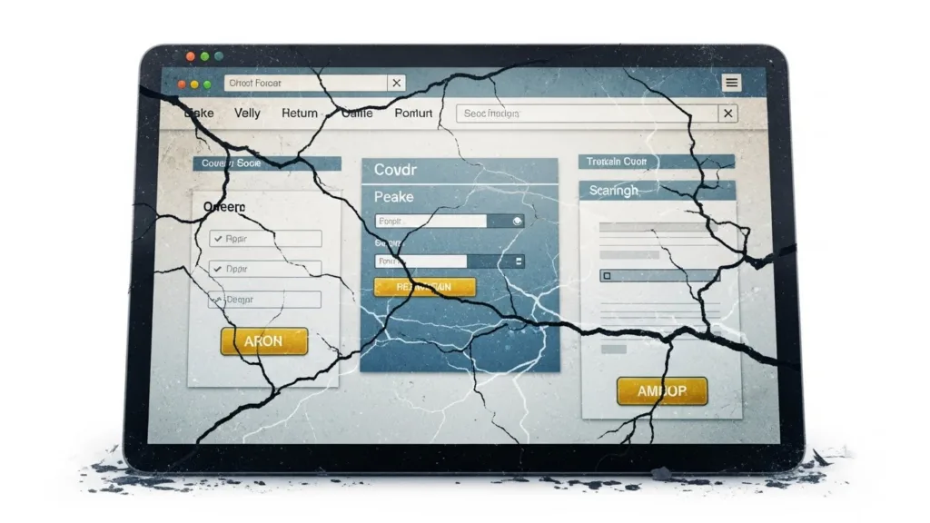 Conteúdo desatualizado no site prejudicando a credibilidade de empresas em BH