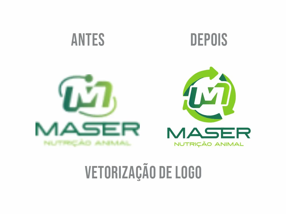 Redesign e vetorização de logo profissional para empresa